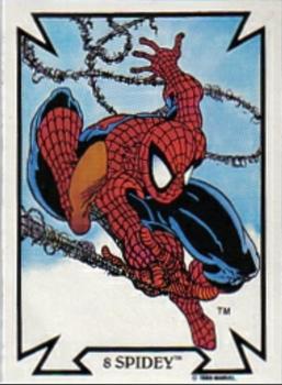 1989 Comic Images Marvel Comics Todd McFarlane  #8 Spidey Front