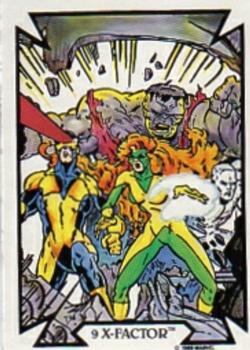 1989 Comic Images Marvel Comics Todd McFarlane  #9 X-Factor Front