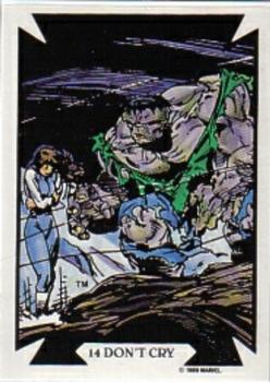 1989 Comic Images Marvel Comics Todd McFarlane  #14 Don't Cry Front