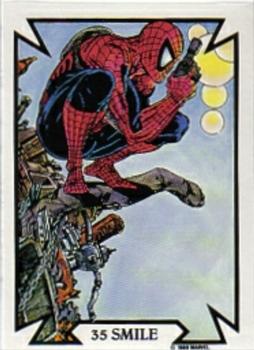 1989 Comic Images Marvel Comics Todd McFarlane  #35 Smile Front