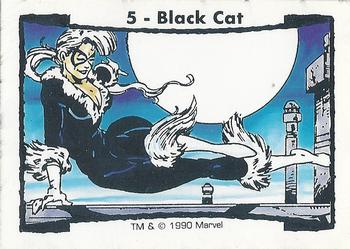 1990 Comic Images Marvel Comics Todd McFarlane Series 2 #5 Black Cat Front