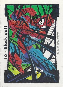 1990 Comic Images Marvel Comics Todd McFarlane Series 2 #16 Black out! Front