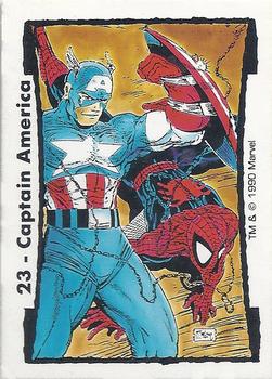 1990 Comic Images Marvel Comics Todd McFarlane Series 2 #23 Captain America Front