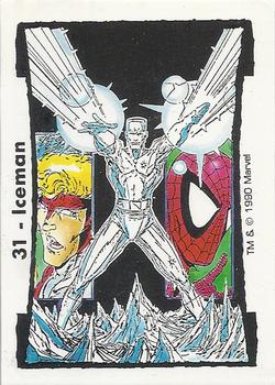 1990 Comic Images Marvel Comics Todd McFarlane Series 2 #31 Iceman Front