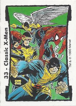 1990 Comic Images Marvel Comics Todd McFarlane Series 2 #33 Classic X-Men Front