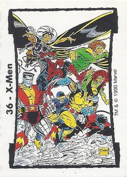 1990 Comic Images Marvel Comics Todd McFarlane Series 2 #36 X-Men Front