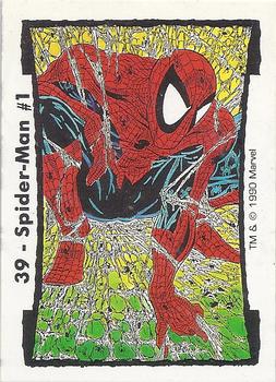 1990 Comic Images Marvel Comics Todd McFarlane Series 2 #39 Spider-Man #1 Front