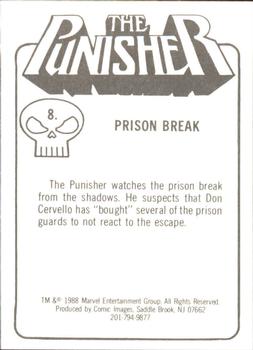 1988 Comic Images The Punisher: The Whole Tough Tale #8 Prison Break Back
