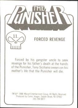 1988 Comic Images The Punisher: The Whole Tough Tale #11 Forced Revenge Back