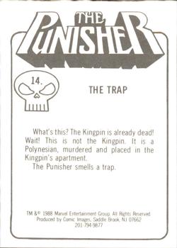 1988 Comic Images The Punisher: The Whole Tough Tale #14 The Trap Back