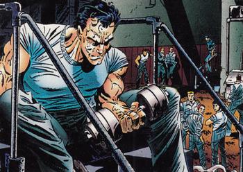 1992 Comic Images Punisher Guts and Gunpowder (Punisher War Journal) #27 Prison Front