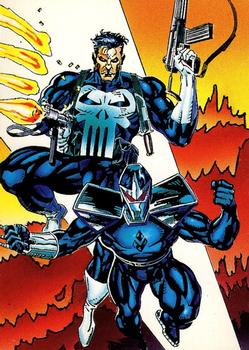 1992 Comic Images Punisher Guts and Gunpowder (Punisher War Journal) #44 Darkhawk Front