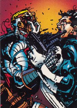 1992 Comic Images Punisher Guts and Gunpowder (Punisher War Journal) #63 Deathlok Front