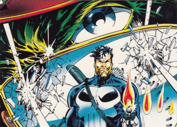 1992 Comic Images Punisher Guts and Gunpowder (Punisher War Journal) #67 Hulk Front