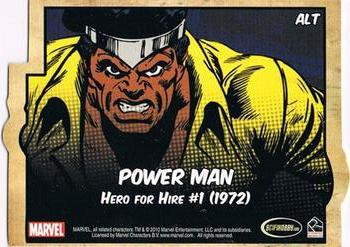 2010 Rittenhouse 70 Years of Marvel Comics #ALT Power Man Back