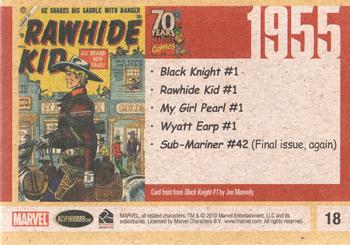 2010 Rittenhouse 70 Years of Marvel Comics #18 1955 Back