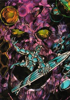 1992 Comic Images The Silver Surfer #58 Ego Front