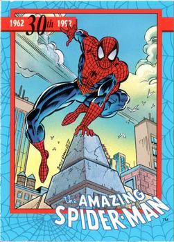 1992 Impel The Amazing Spider-Man 30th Anniversary 1962-92 #SM-1 Spider-Man Front
