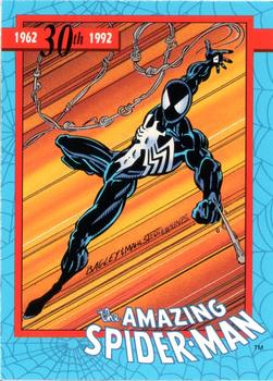 1992 Impel The Amazing Spider-Man 30th Anniversary 1962-92 #SM-3 Black Costume Front