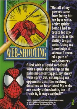 1994 Fleer The Amazing Spider-Man #2 Web-Shooting Back