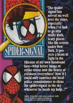 1994 Fleer The Amazing Spider-Man #6 Spider-Signal Back