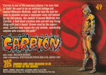 1994 Fleer The Amazing Spider-Man #49 Carrion Back