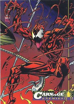 1994 Fleer The Amazing Spider-Man #66 Carnage Front