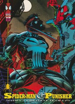 1994 Fleer The Amazing Spider-Man #84 Spider-Man & Punisher Front
