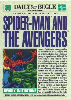 1994 Fleer The Amazing Spider-Man #85 Spider-Man & Avengers Back