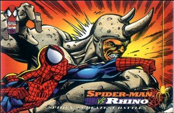 1994 Fleer The Amazing Spider-Man #106 Spider-Man vs. Rhino Front