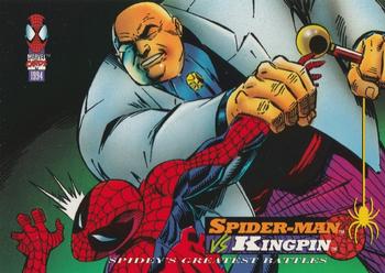 1994 Fleer The Amazing Spider-Man #111 Spider-Man vs. Kingpin Front