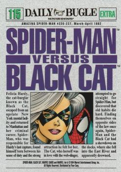 1994 Fleer The Amazing Spider-Man #115 Spider-Man vs. Black Cat Back