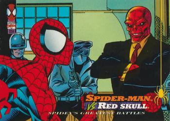 1994 Fleer The Amazing Spider-Man #119 Spider-Man vs. Red Skull Front