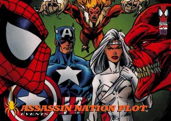 1994 Fleer The Amazing Spider-Man #140 Assassin Nation Plot Front