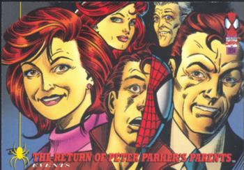 1994 Fleer The Amazing Spider-Man #145 The Return of Peter Parker's Parents Front