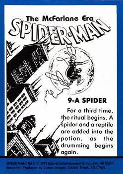 1992 Comic Images Spider-Man: The McFarlane Era #9 A Spider Back