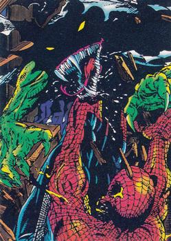 1992 Comic Images Spider-Man: The McFarlane Era #11 Attacked Front