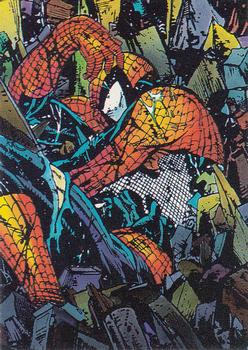 1992 Comic Images Spider-Man: The McFarlane Era #18 Trashed Front