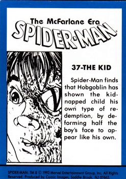 1992 Comic Images Spider-Man: The McFarlane Era #37 The Kid Back