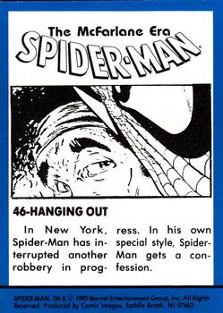 1992 Comic Images Spider-Man: The McFarlane Era #46 Hanging Out Back