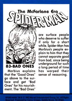 1992 Comic Images Spider-Man: The McFarlane Era #83 Bad Ones Back