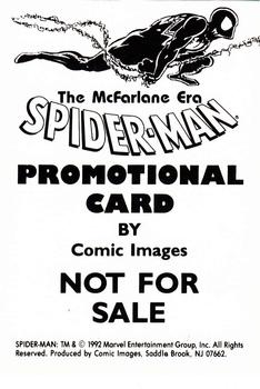 1992 Comic Images Spider-Man: The McFarlane Era #NNO Spider-Man: The McFarlane Era Back