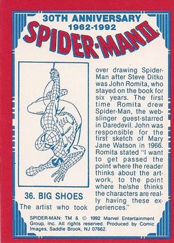 1992 Comic Images Spider-Man II: 30th Anniversary 1962-1992 #36 Big Shoes Back