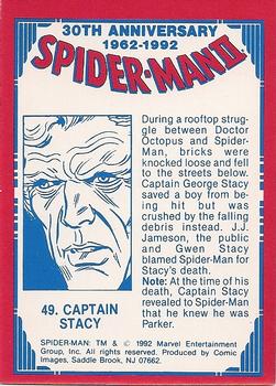 1992 Comic Images Spider-Man II: 30th Anniversary 1962-1992 #49 Captain Stacy Back