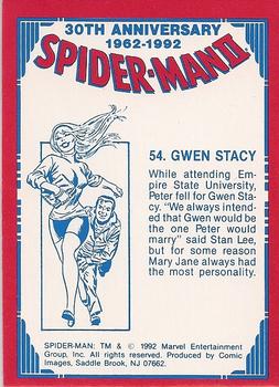 1992 Comic Images Spider-Man II: 30th Anniversary 1962-1992 #54 Gwen Stacy Back
