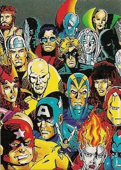 1992 Comic Images Spider-Man II: 30th Anniversary 1962-1992 #71 The Avengers Front