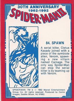 1992 Comic Images Spider-Man II: 30th Anniversary 1962-1992 #84 Spawn Back
