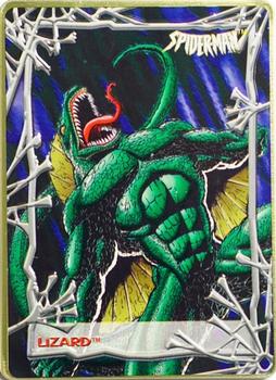 1996 Metallic Impressions Spider-Man #14 Lizard Front