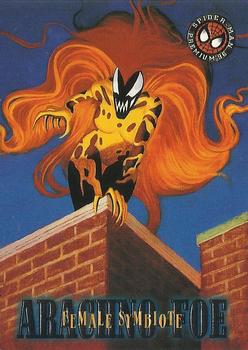 1996 SkyBox Premium Spider-Man #13 Female Symbiote Front