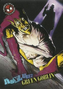 1996 SkyBox Premium Spider-Man #77 Green Goblin Front